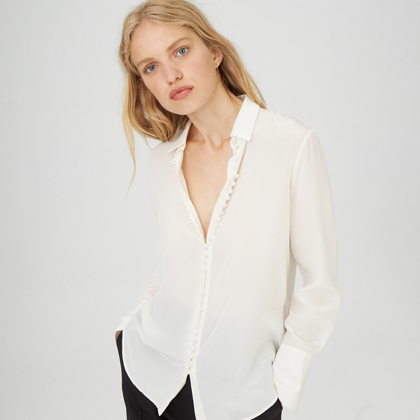 club monaco silk shirt